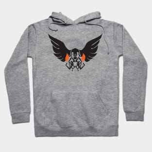 Flying Eagle Skull Hoodie